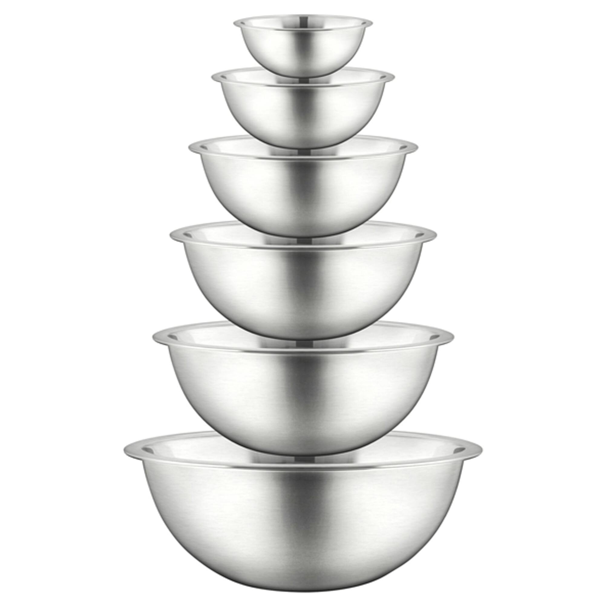 Nutrichef Stainless Steel Mixing Bowl Set